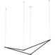 Z-Bar LED 14.68 inch Matte Black Pendant Ceiling Light, Bird